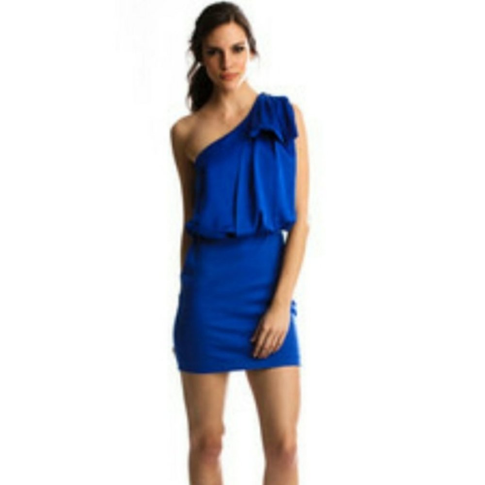 Armani Exchange Royal Blue Cocktail Dress (Size 6)